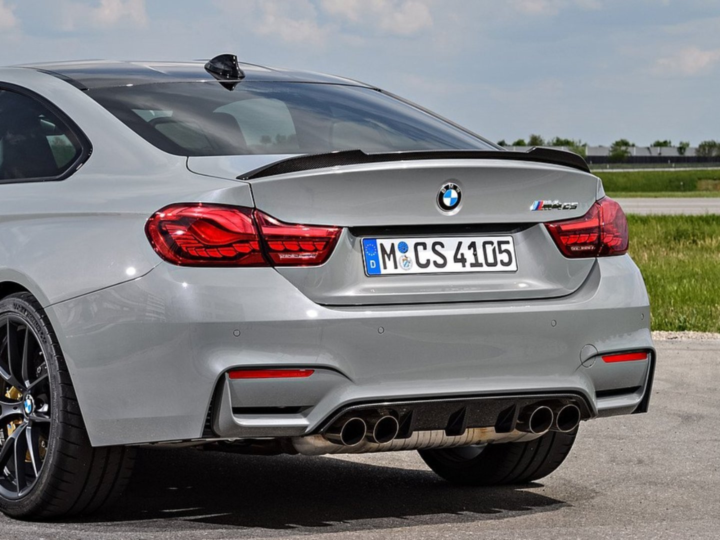 2015-2018 BMW F82 M4 TRUNK SPOILER CS STYLE (CARBON FIBER) | Phantom Autos