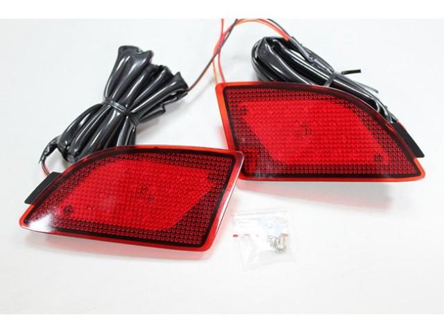 Rear Bumper Reflectors For Mazda 6 2014-2017 – Red LH+RH Set Direct Fit
