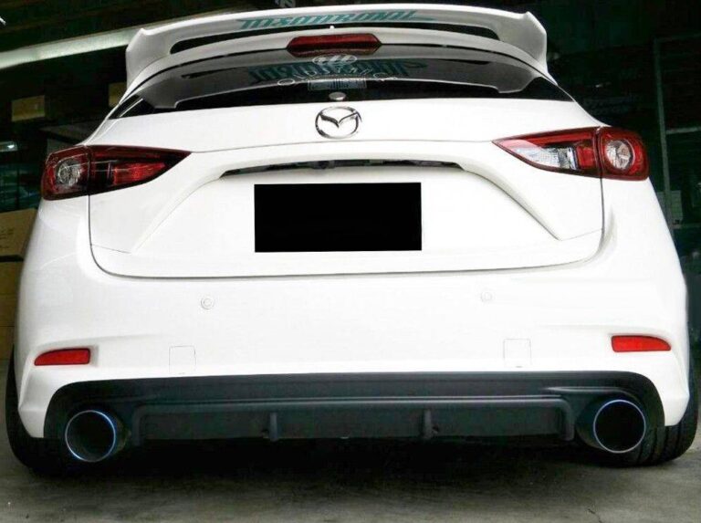 20172018 MAZDA 3 HATCHBACK MP STYLE REAR LIP DIFFUSER Phantom Autos