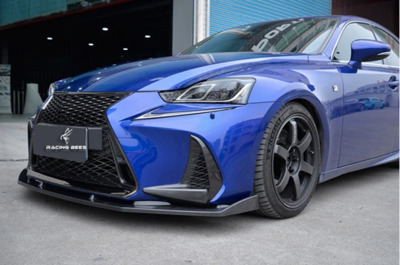 20172019 LEXUS IS250/300/350 FS STYLE FRONT BUMPER LIP (CARBON FIBER