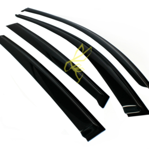 Dark Smoke Window Visors For Mitsubishi Lancer 2007-2017 4-Door Sedan (4pcs)
