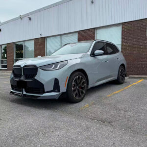 2025-2026 BMW G45 X3 V Style Front Bumper Lip (Black)