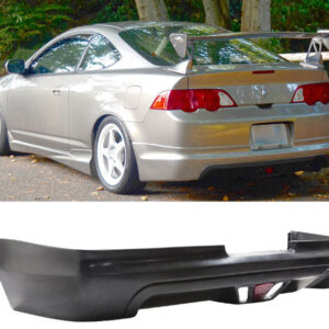 2002-2004 Acura RSX Mugen Style Rear Bumper Lip With Third Brake Light LED