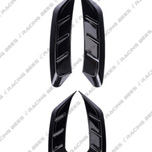 2020-2024 Audi A4/S4 B9.5  S-Line/S4 RS4 Style Headlamp/Rear Taillight Vent Trims (Black)