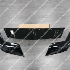 2019+ BMW G20 3 Series V2 Style Front Bumper Lip (Black)