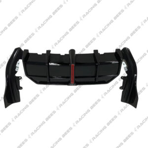 2022+ BMW G42 M240I V Style Rear Bumper Diffuser (Black)