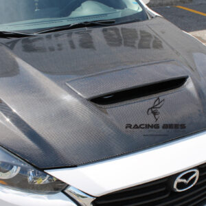 2014-2018 Mazda 3 Sedan/Hatchback MPS Style Hood (Carbon Fiber)